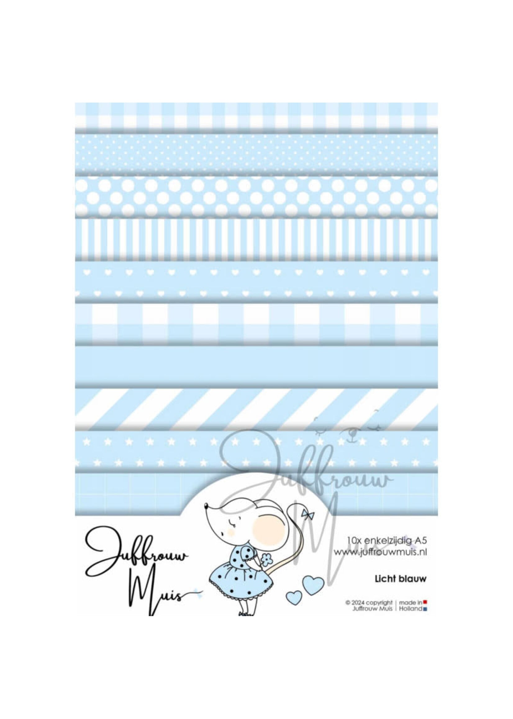 Tiny Cardstock - A5 - licht blauw
