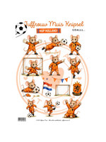 Juffrouw Muis Knipsel - Hup Holland - Goalll