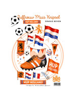 Juffrouw Muis Knipsel - Hup Holland - Oranje Boven