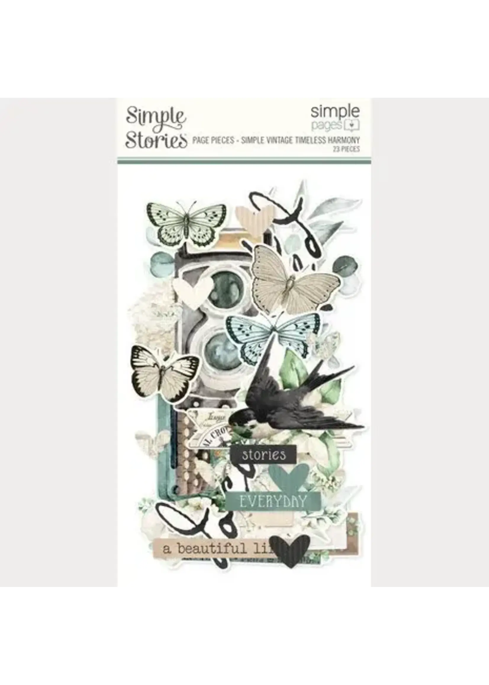 Simple Vintage Timeless Harmony Simple Pages Pieces (27033)
