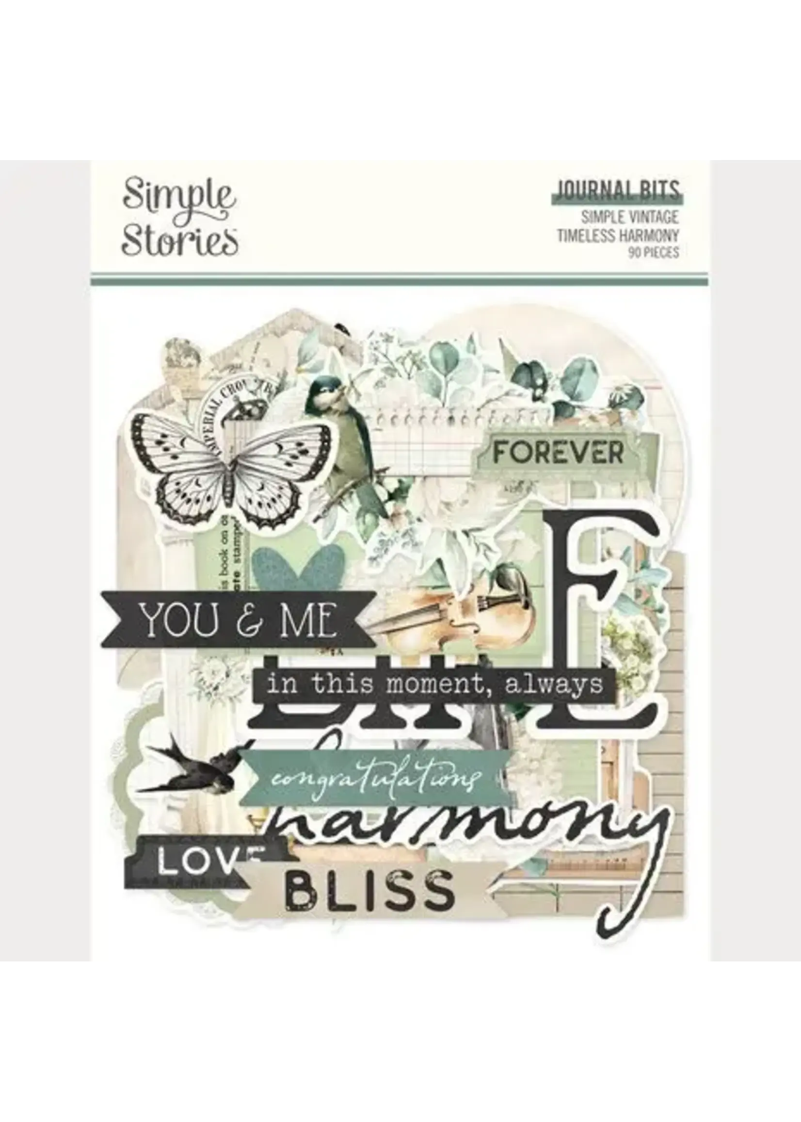 Simple Vintage Timeless Harmony Journal Bits & Pieces (27027)