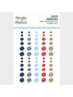 Simple Vintage Sand & Sea Glossy Enamel Dots (26932)