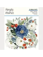 Simple Vintage Sand & Sea Floral Bits & Pieces (26928)