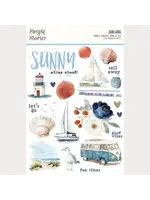 Simple Vintage Sand & Sea Rub Ons (26929)