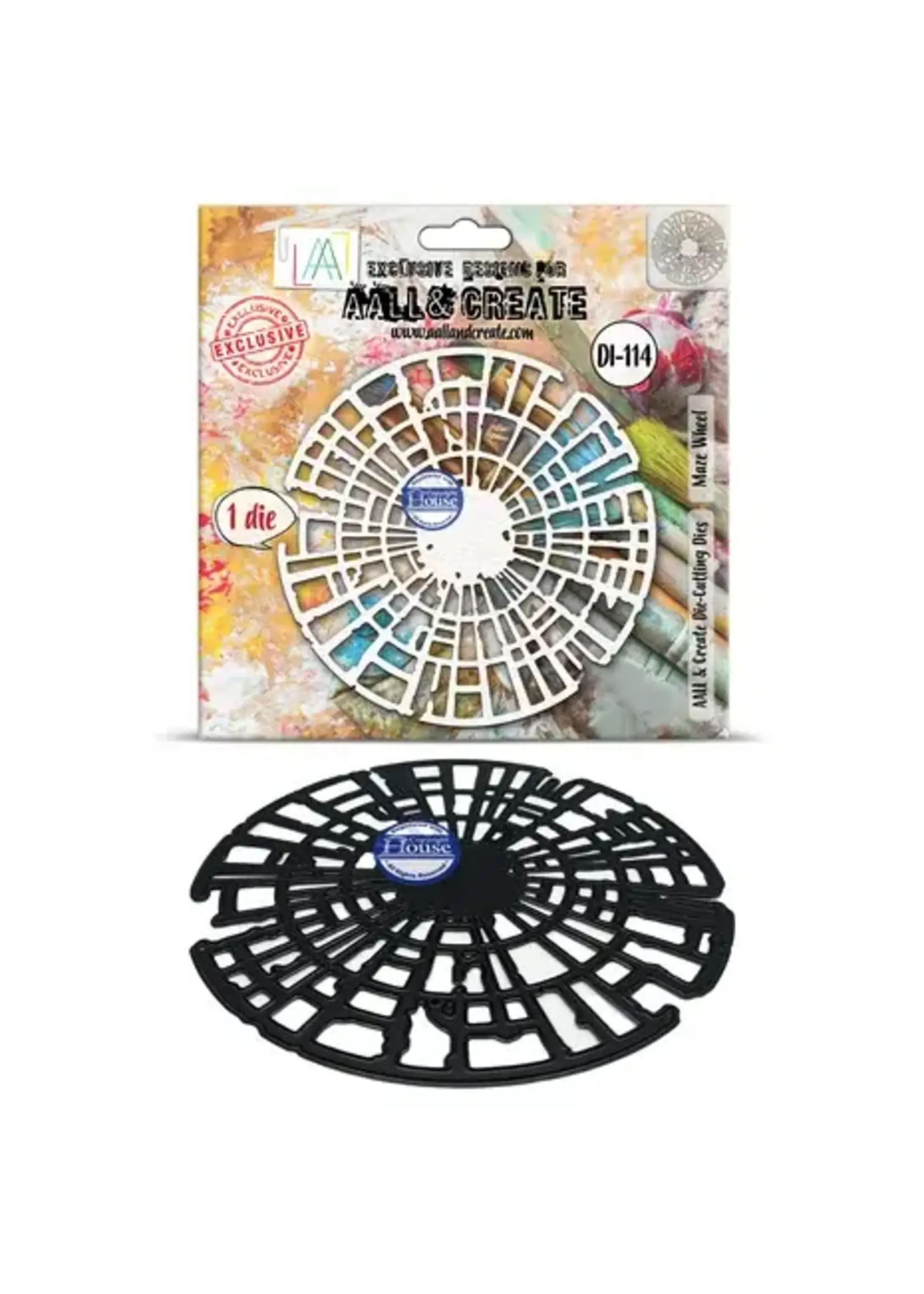 Cog Wheel Die-Cutting Die Set Maze Wheel by Autour De Mwa & Co (AALL-DI-114)