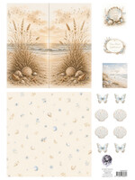 Fairybells combi knipvel voor pop-up en decoupage - strand beige C strand koren