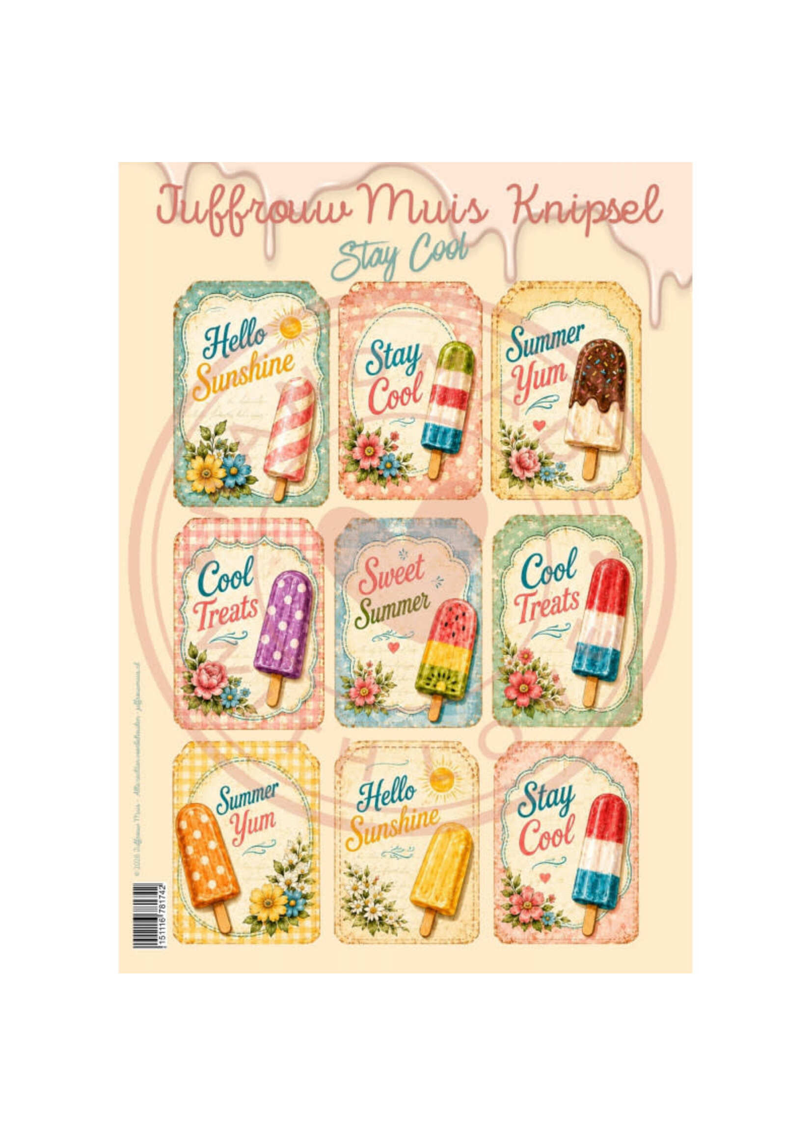 Juffrouw Muis Knipsel - Stay Cool