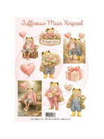 Juffrouw Muis Knipsel - Froggy Love