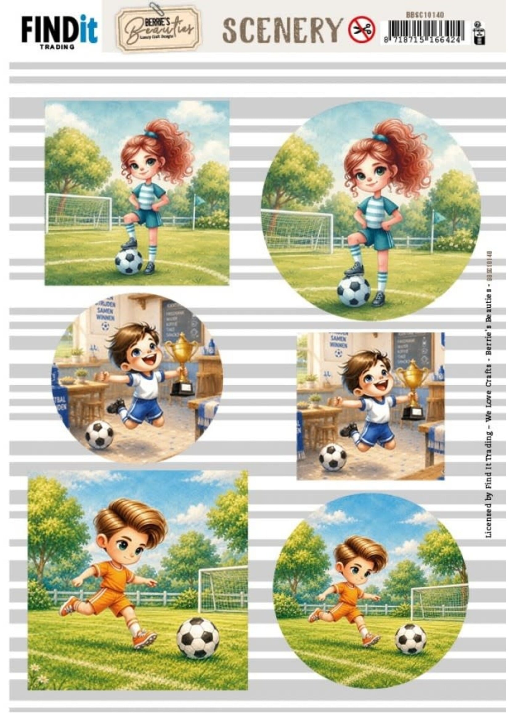 Scenery Push Out - Berries Beauties - Football Champions