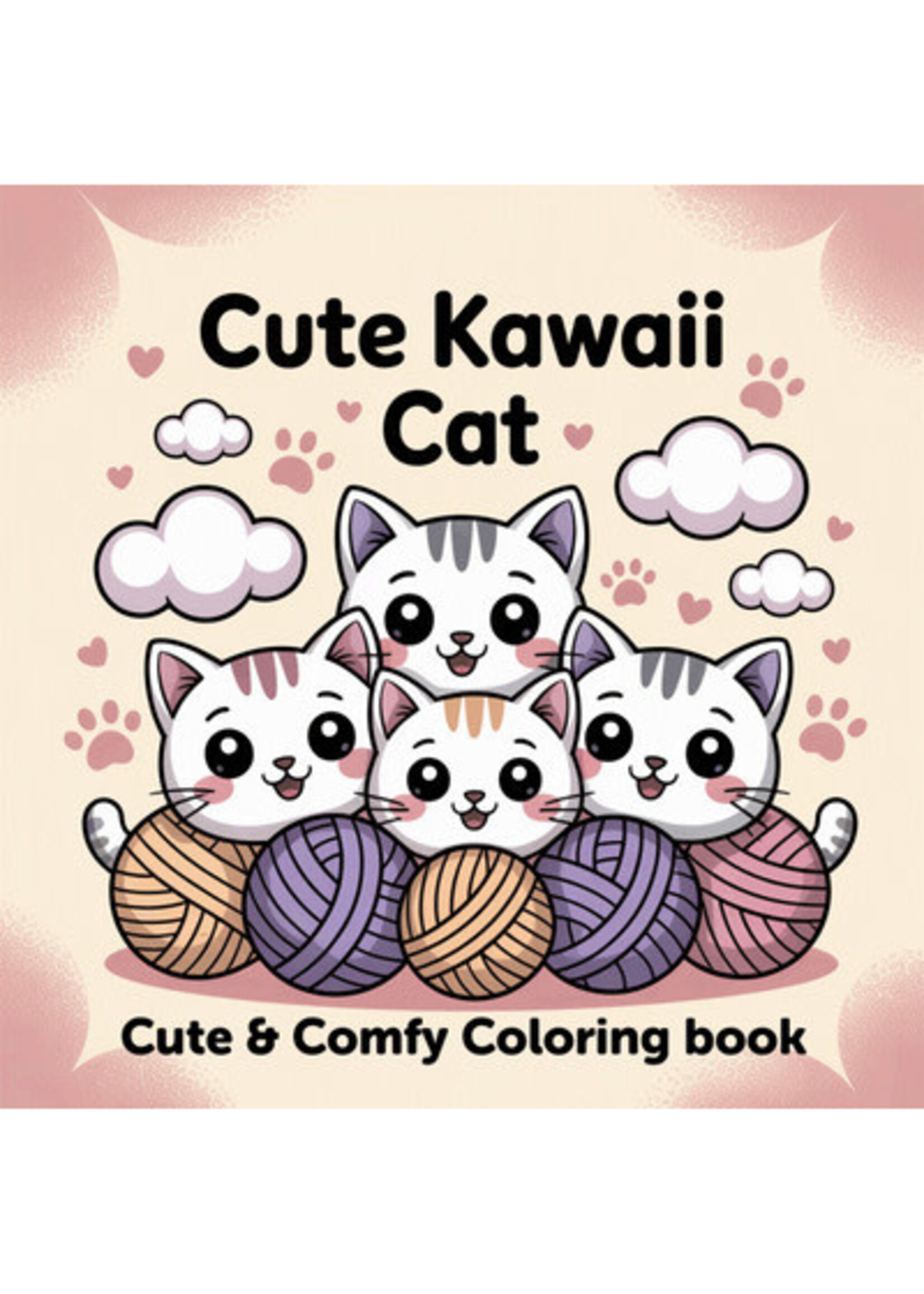 FITCCB10003 - Kleurboek – Schattige kawaii kat