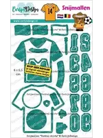 Snijmallen Voetbal Shirts by CarlijnDesign (CDSN-0389)