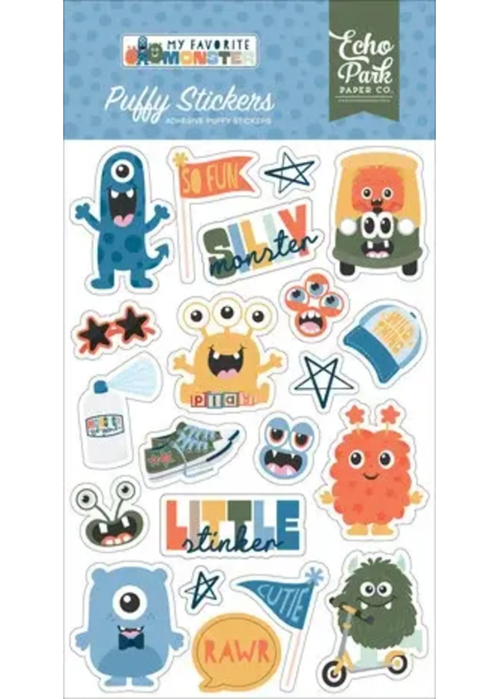 My Favorite Monster Puffy Stickers (MFM499066)