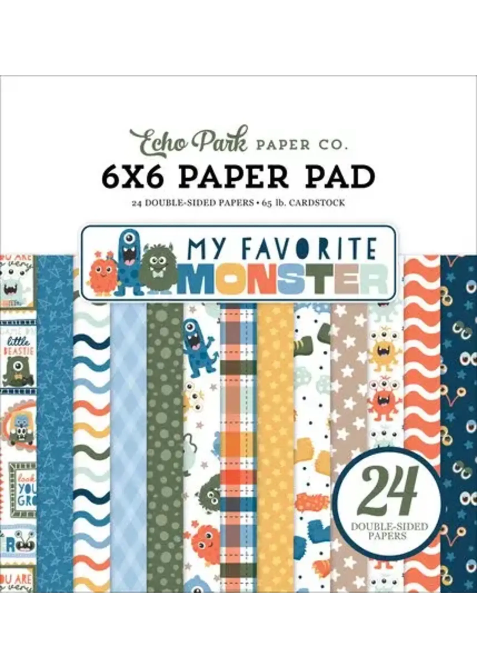 My Favorite Monster 6x6 Inch Paper Pad (MFM499023)