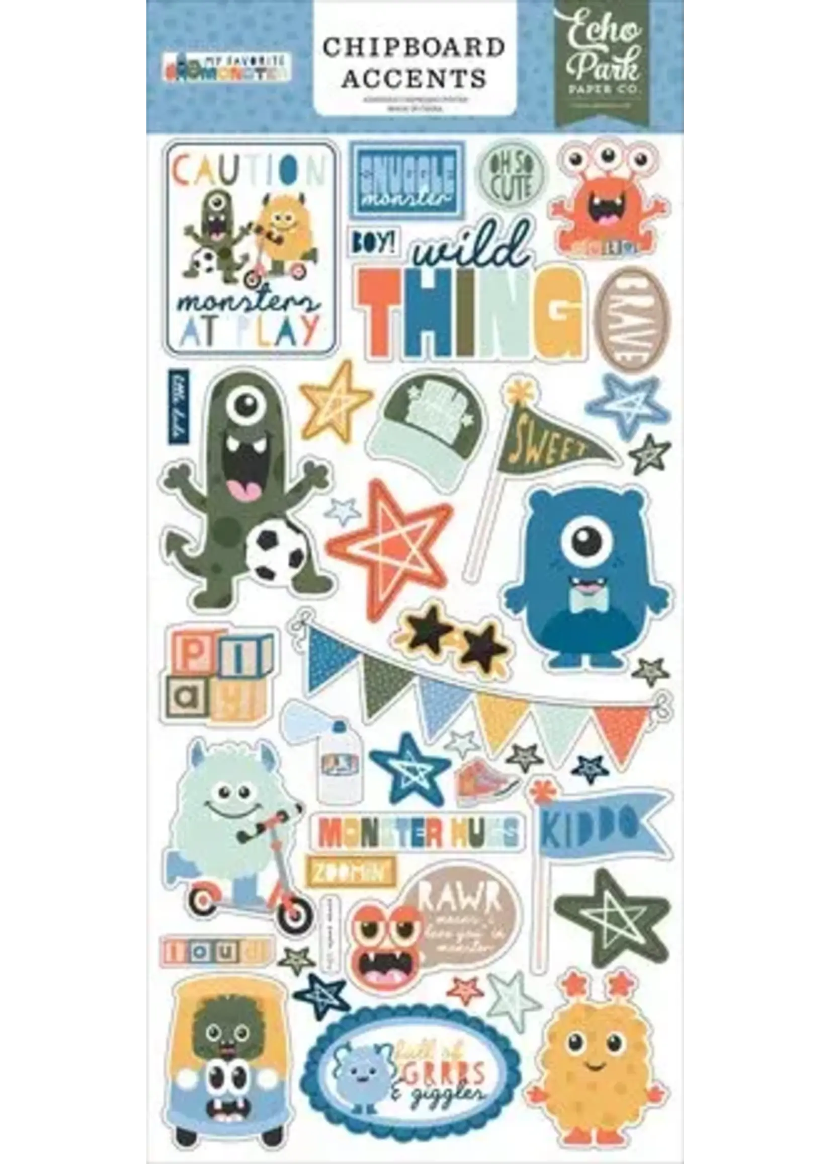 My Favorite Monster Chipboard Accents (MFM499021)