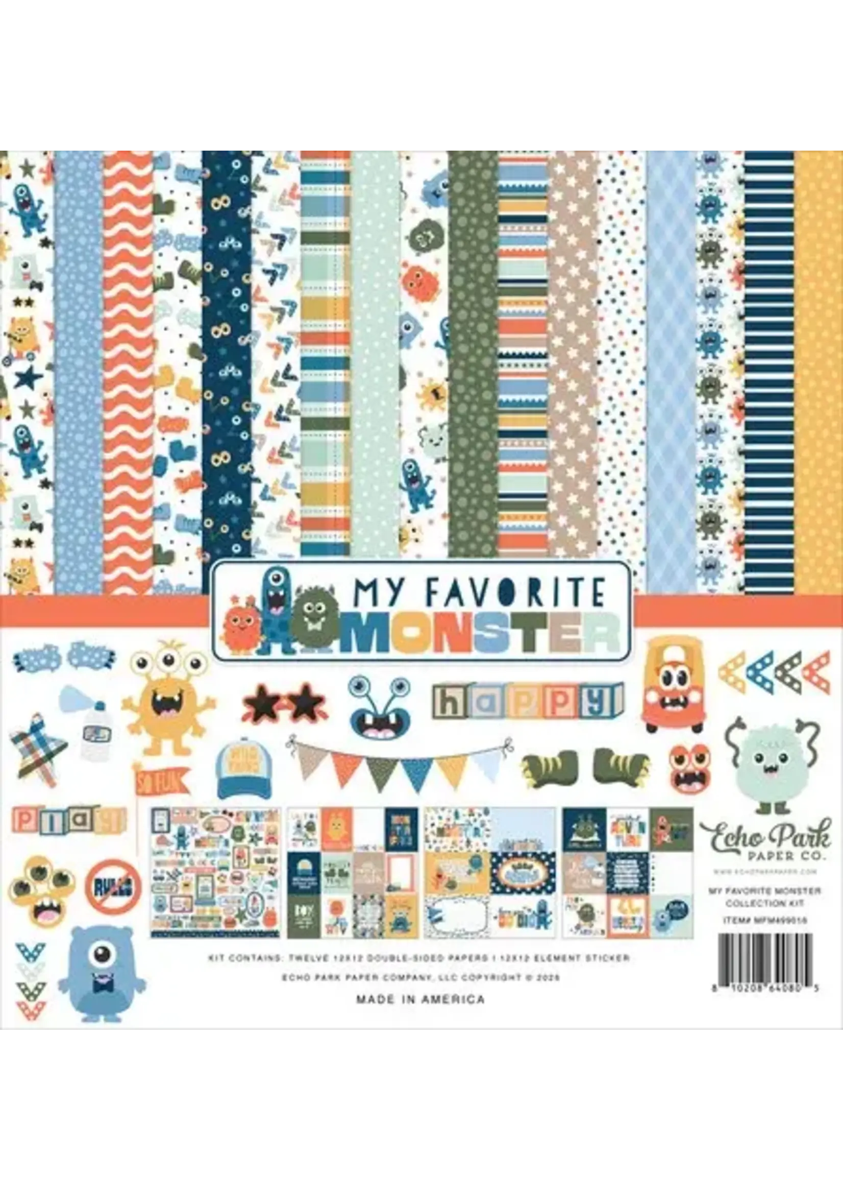 My Favorite Monster 12x12 Inch Collection Kit (MFM499016)