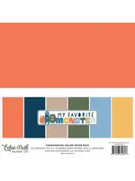 My Favorite Monster 12x12 Inch Coordination Solids Paper Pack (MFM499015)