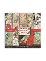 SBBS09 - Stamperia scrapbookingblok klein 20,3x20,3 cm – Oriental Garden