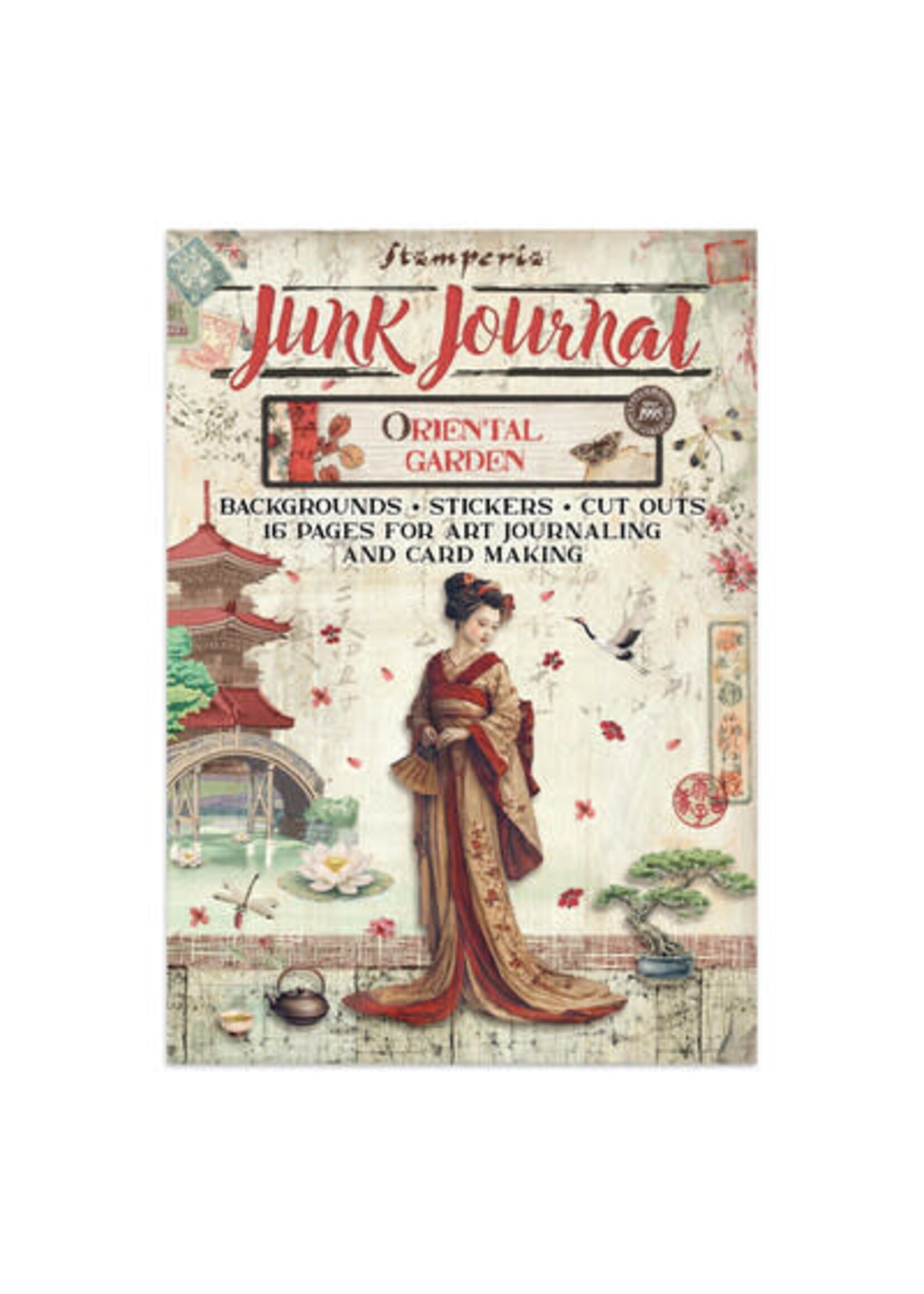 SBJK26 - Stamperia junk journal stickers en cut-outs – Oriental Garden