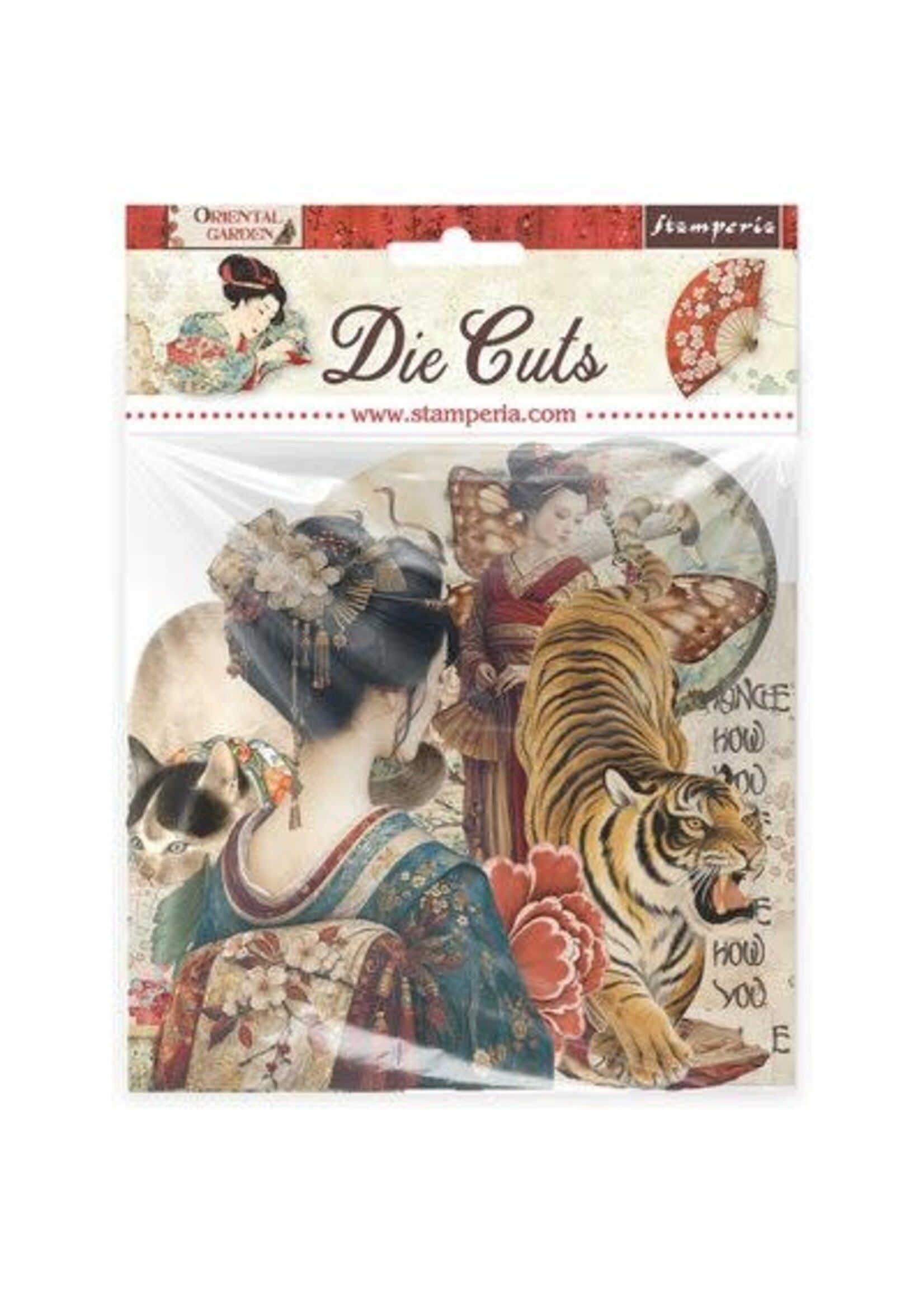 DFLDC139 - Stamperia Die-Cuts – Oriental Garden