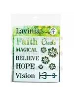 Words 1 Stencils (ST035)