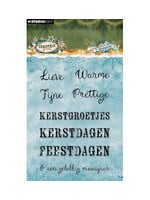 SL-CF-STAMP955 - StudioLight Clear Stamps – Kerst Groet Christmas Forest nr. 955