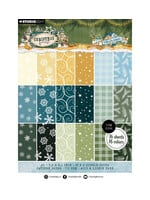 SL-CF-PPP477 - StudioLight Patroonpapierblok – Pattern Christmas Forest nr. 477