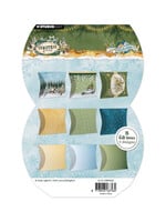 SL-CF-GBPP480 - StudioLight Cadeaudoos Papierblok – Pillowbox Christmas Forest nr. 480