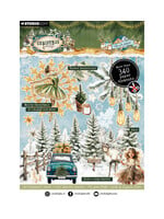 SL-CF-DCPP475 - StudioLight Die-Cut Paper Pad – Paper Elements Christmas Forest nr. 475