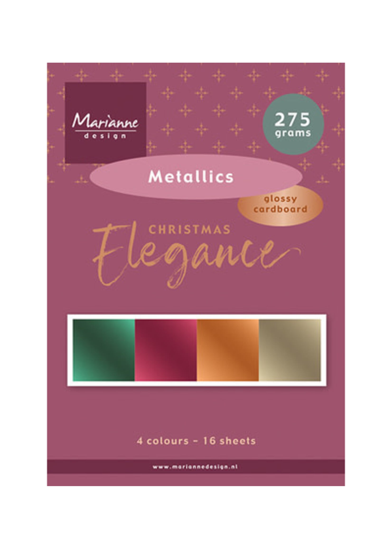 PK9225 - Papierblok – Christmas Elegance Metallics A5
