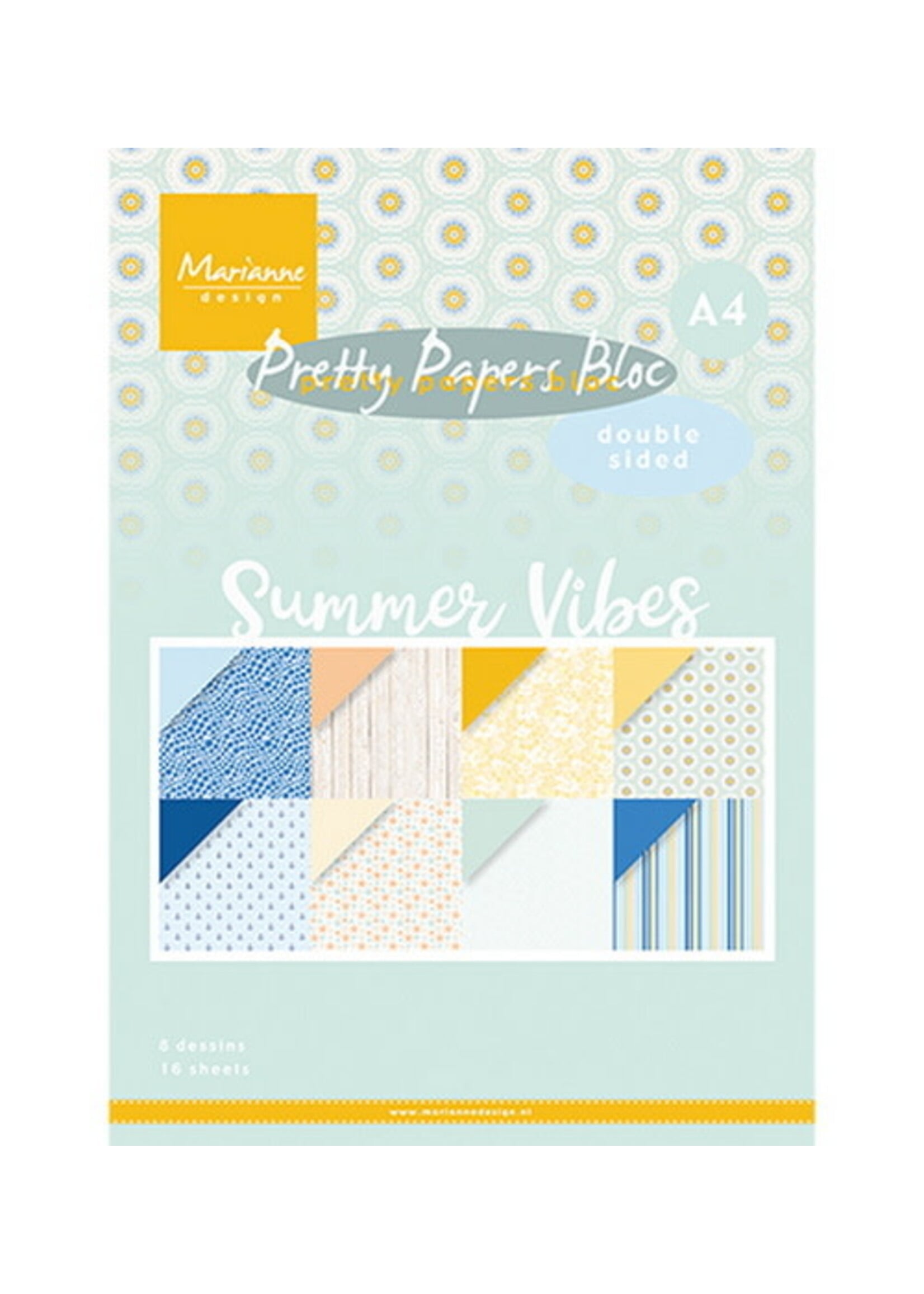 Pretty Papers bloc Summer vibes A4