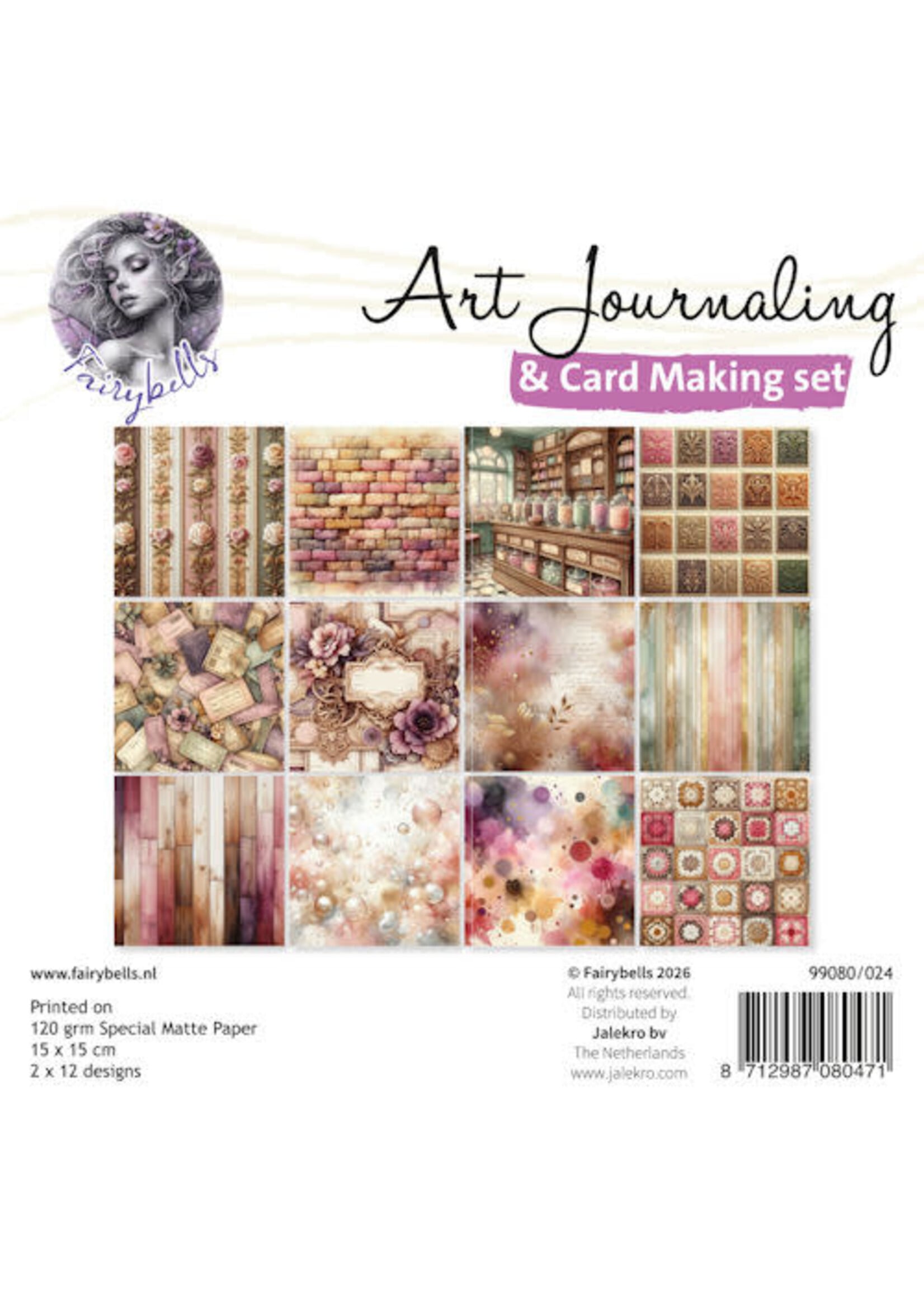 Art Journaling & Card Making Backgrounds Set Vintage muizen # uitlevering start 10 juli
