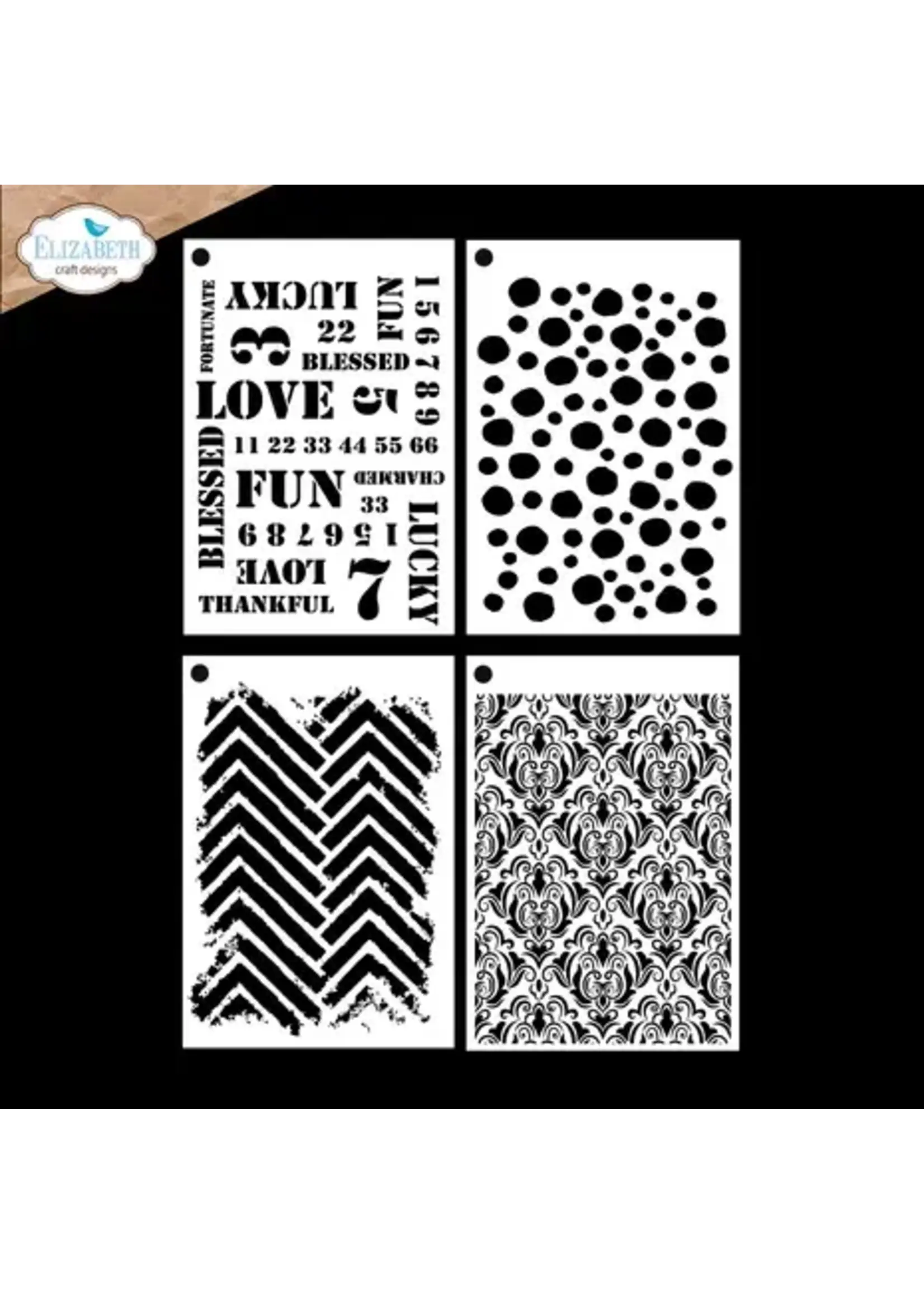 Beautifully Worn Journal Stencils 11 by Devid Roodenburg (S061)