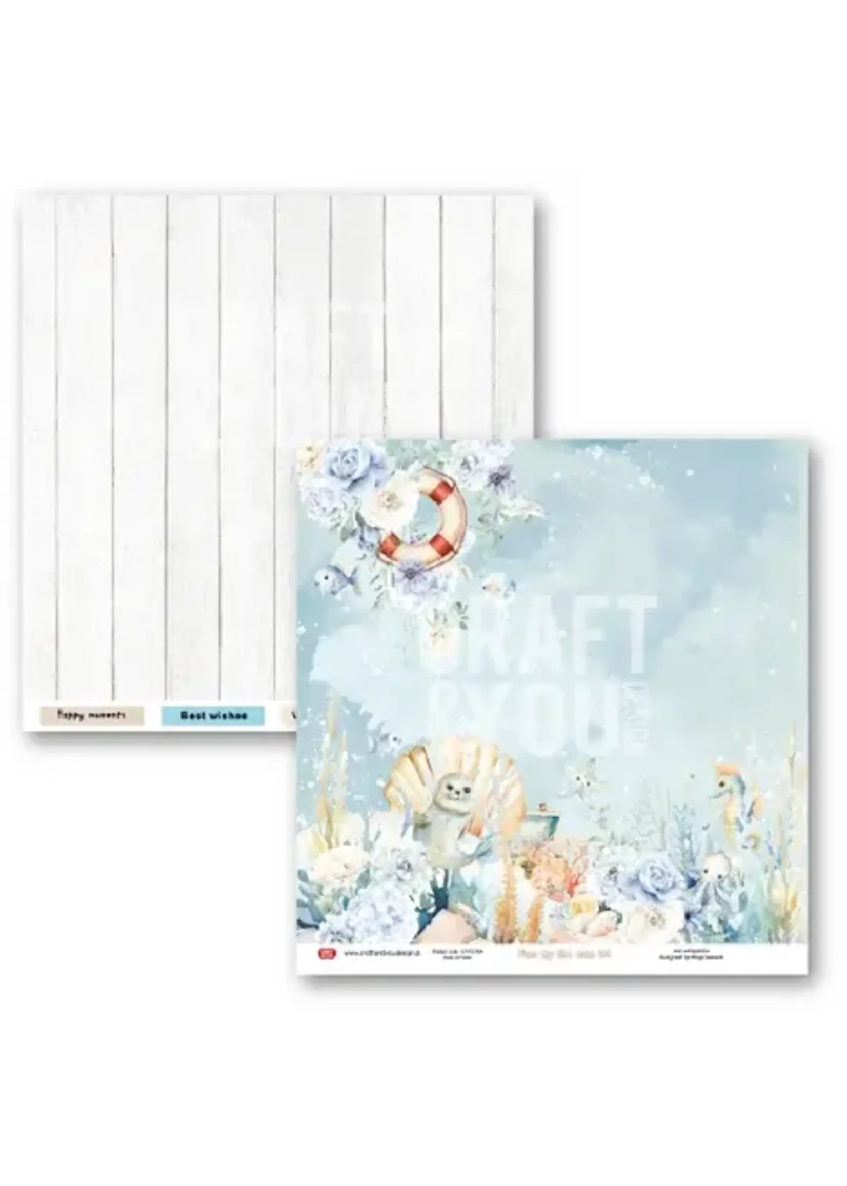 Fun by the Sea 12x12 Inch Paper Set 250gsm (12sheets) (CPS-FUN30-12)