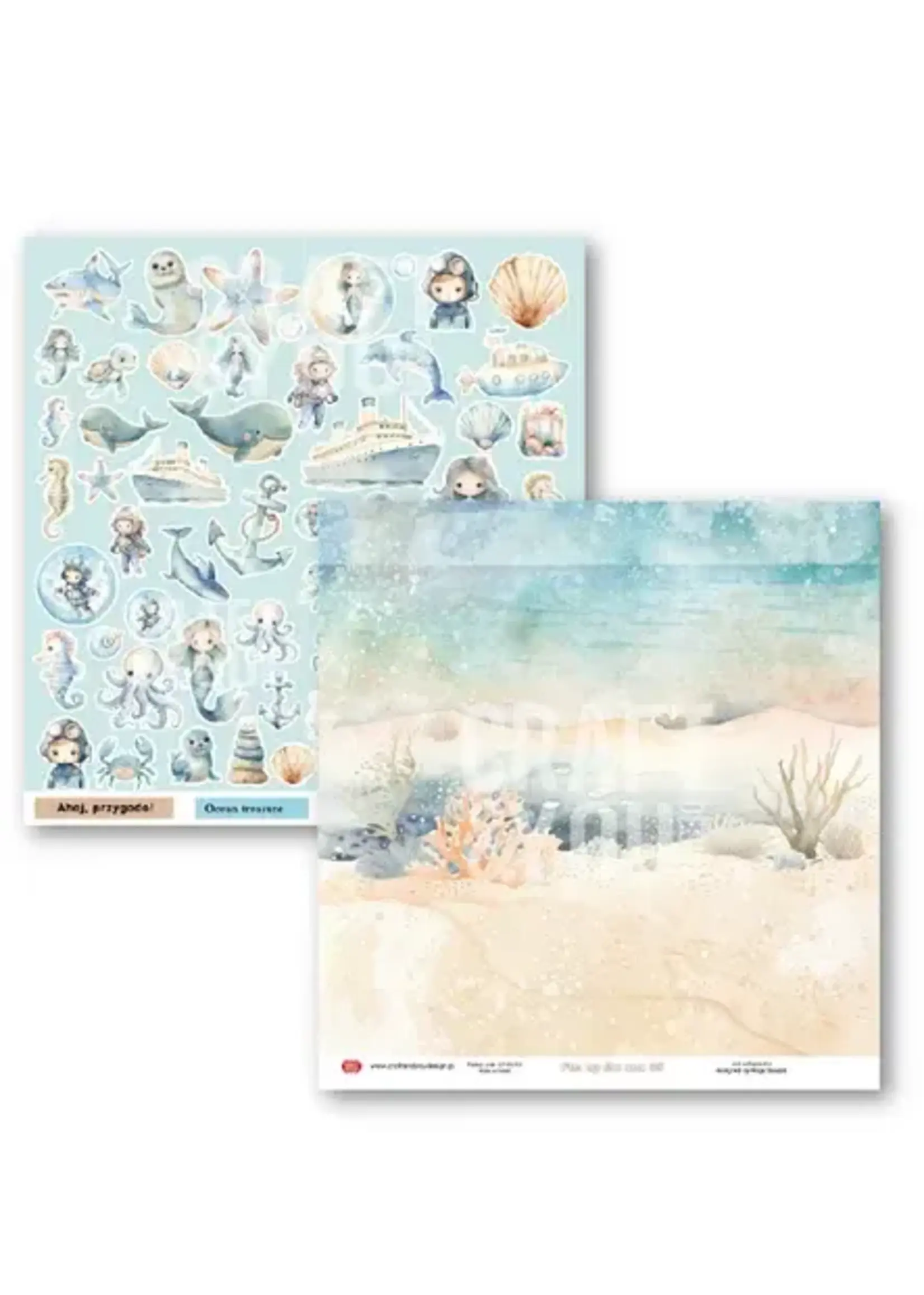Fun by the Sea 12x12 Inch Paper Set 250gsm (12sheets) (CPS-FUN30-12)