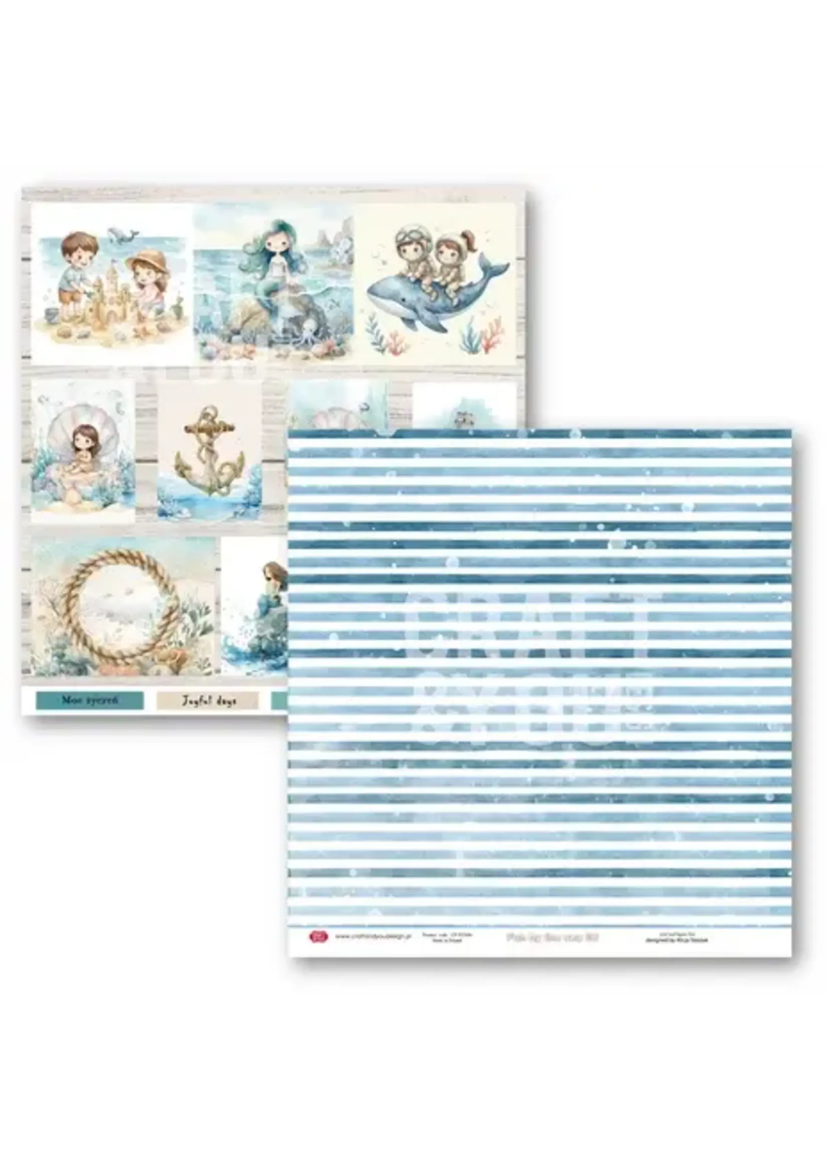 Fun by the Sea 12x12 Inch Paper Set 250gsm (12sheets) (CPS-FUN30-12)
