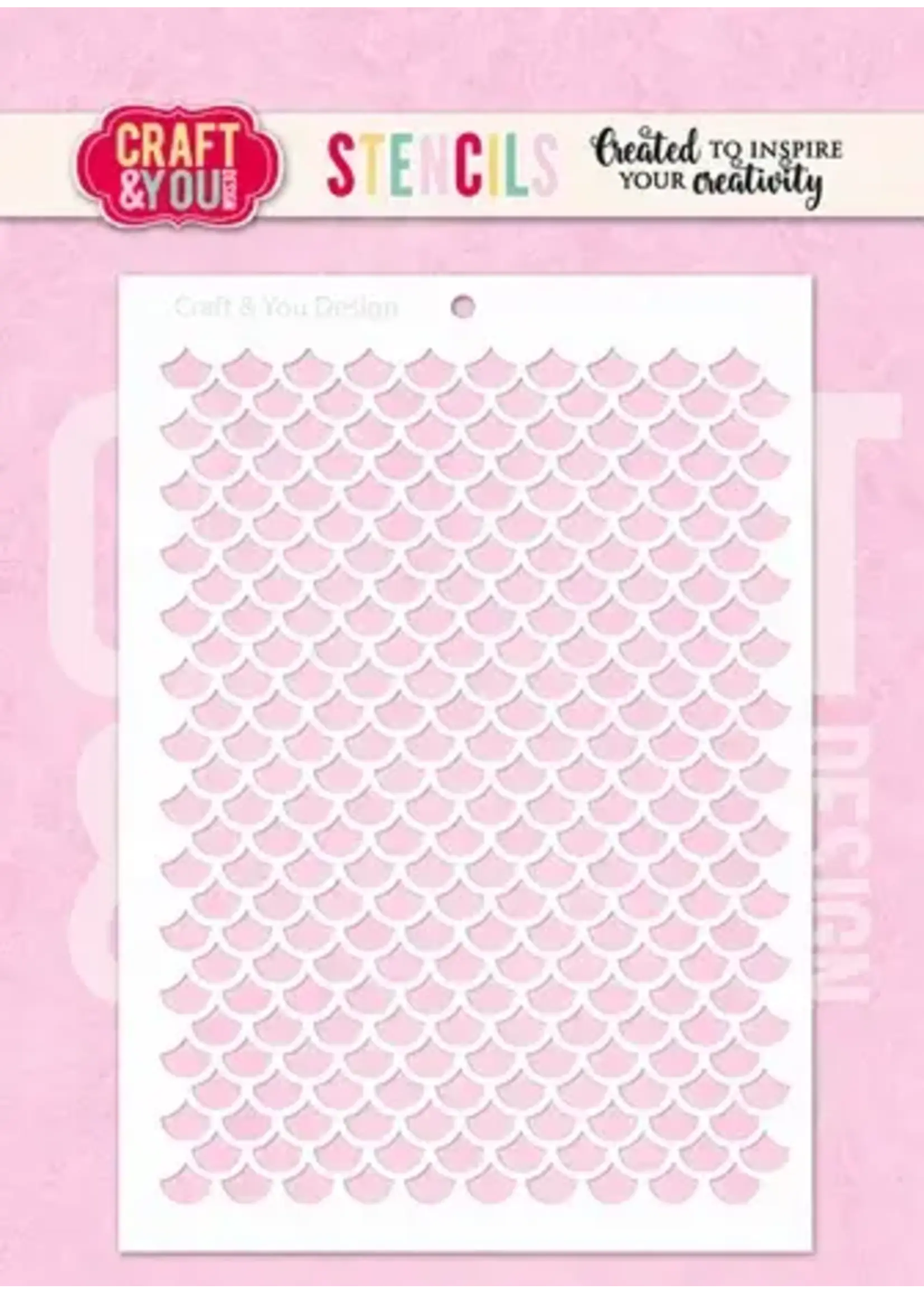 Scale Pattern A6 Stenci (SC021)