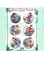Juffrouw Muis Knipsel - Kerstballen