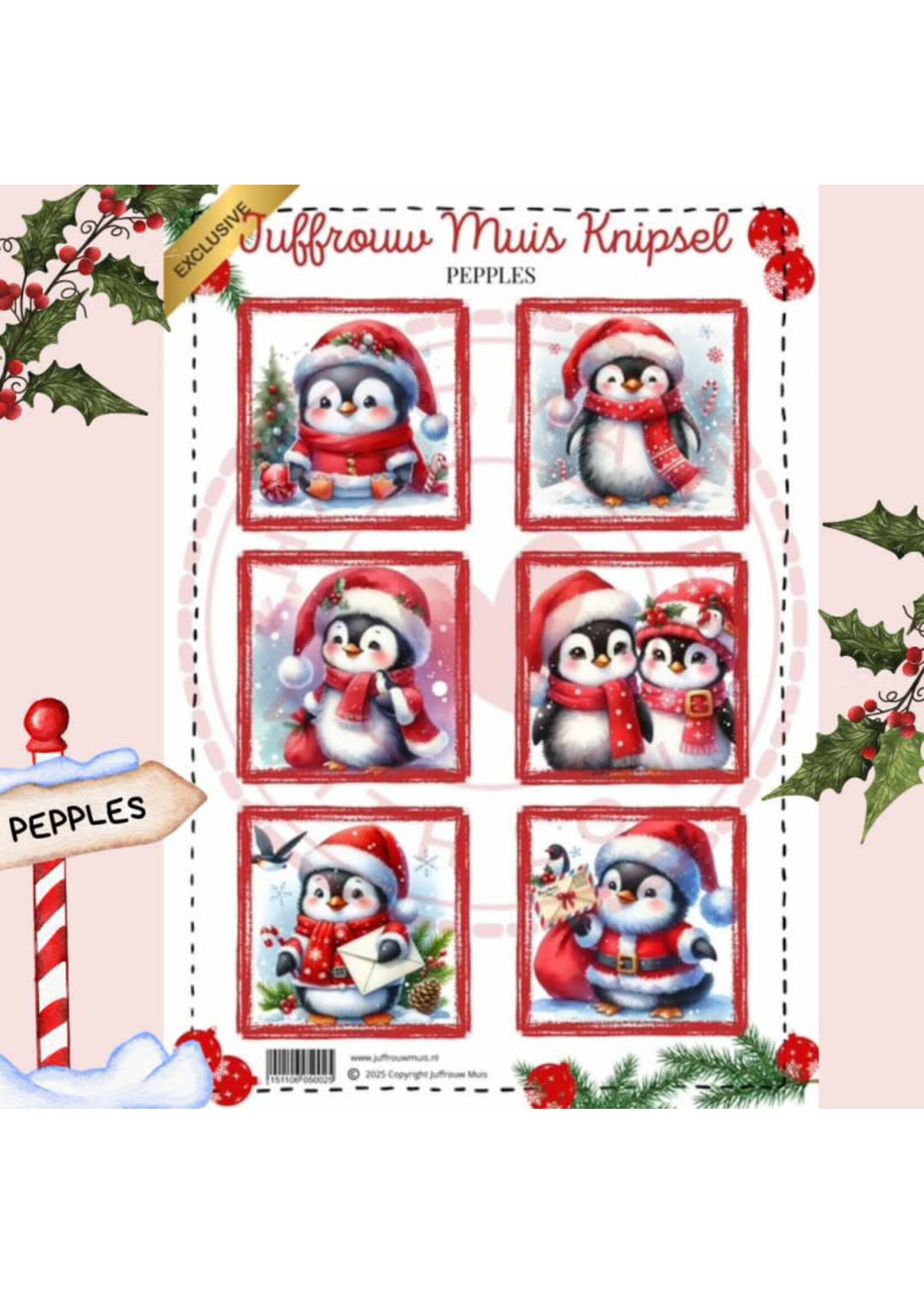 Juffrouw Muis Knipsel - Pepples