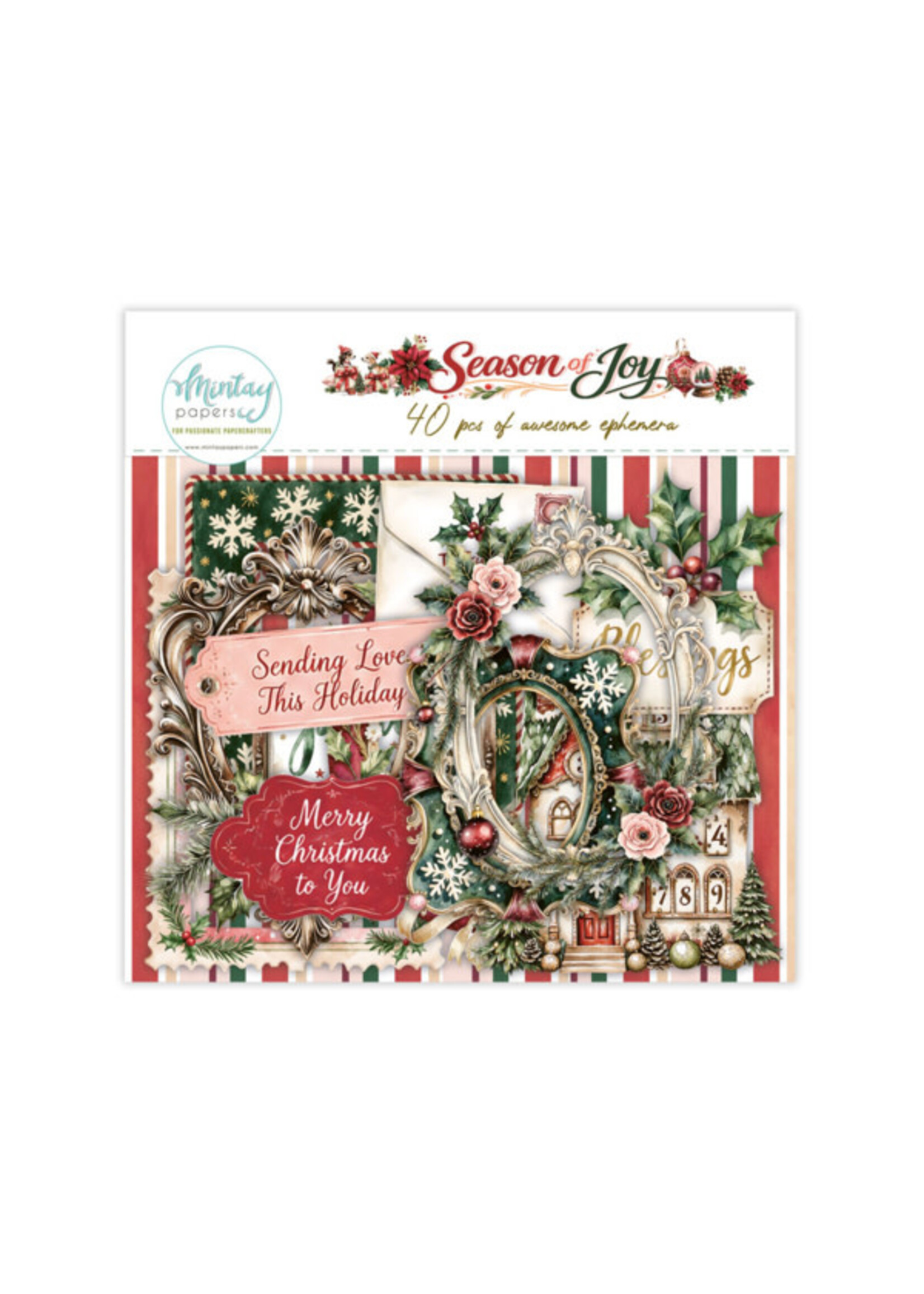 Paper Ephemera - Season of Joy, 40 stuks