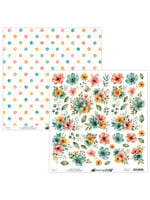 12 x 12 Flora Papier - Tienergeest