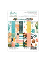 6 x 8 Add-On Papieren Set - Tiener Geest