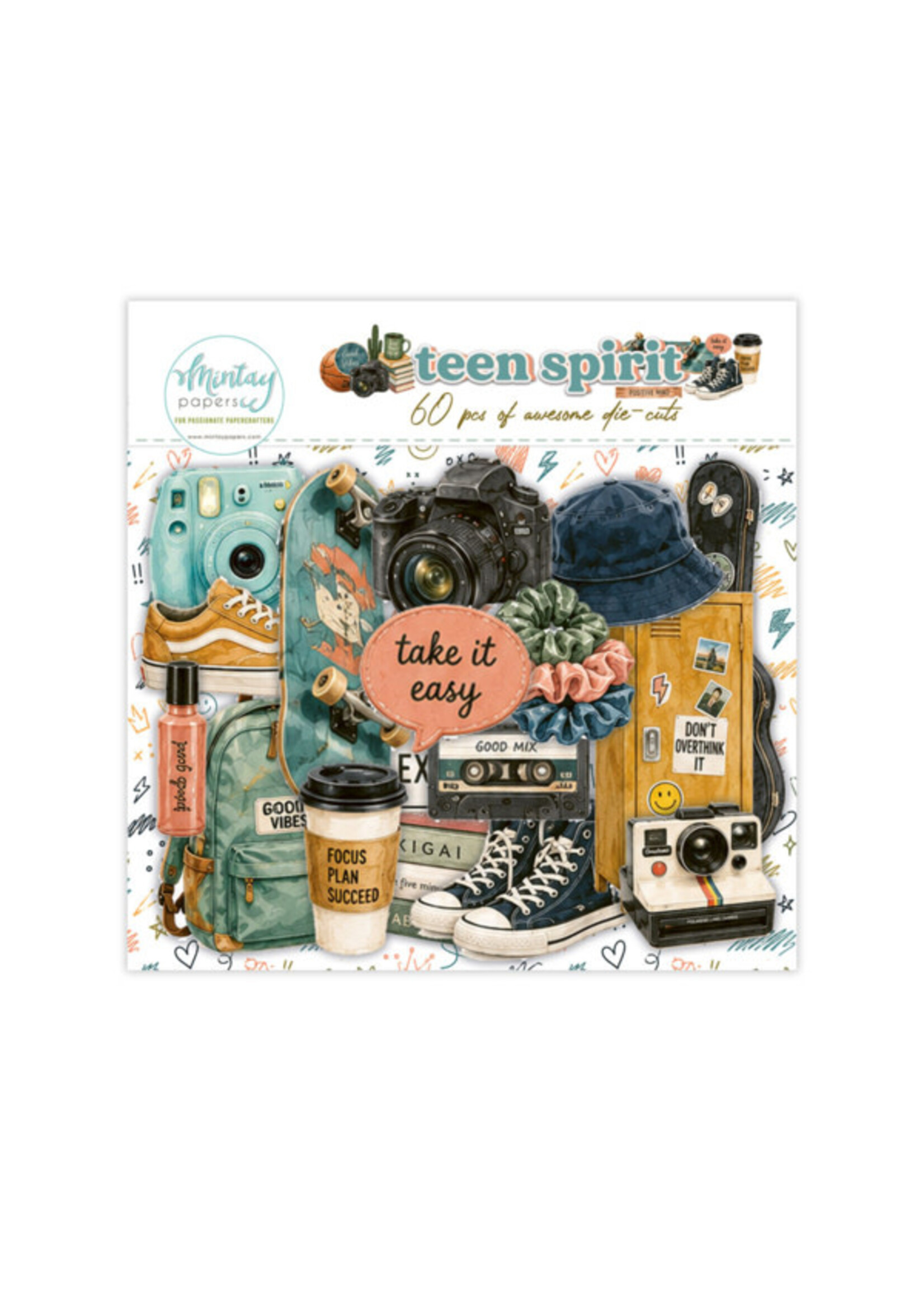 Paper Die-Cuts - Teen Spirit, 60 stuks