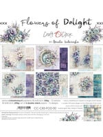 Craft O Clock Paper Pack 20x20 cm Flowers of Delight