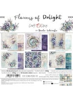 Craft O Clock Set of Papers 15x15 cm Flowers of Delight
