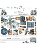 Craft O Clock Pre-order only Extras Set Elegance 30x30 cm Mr & Mrs Elegance