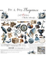 Craft O Clock Pre-order only Extras Set Hobby 30x30 cm Mr & Mrs Elegance