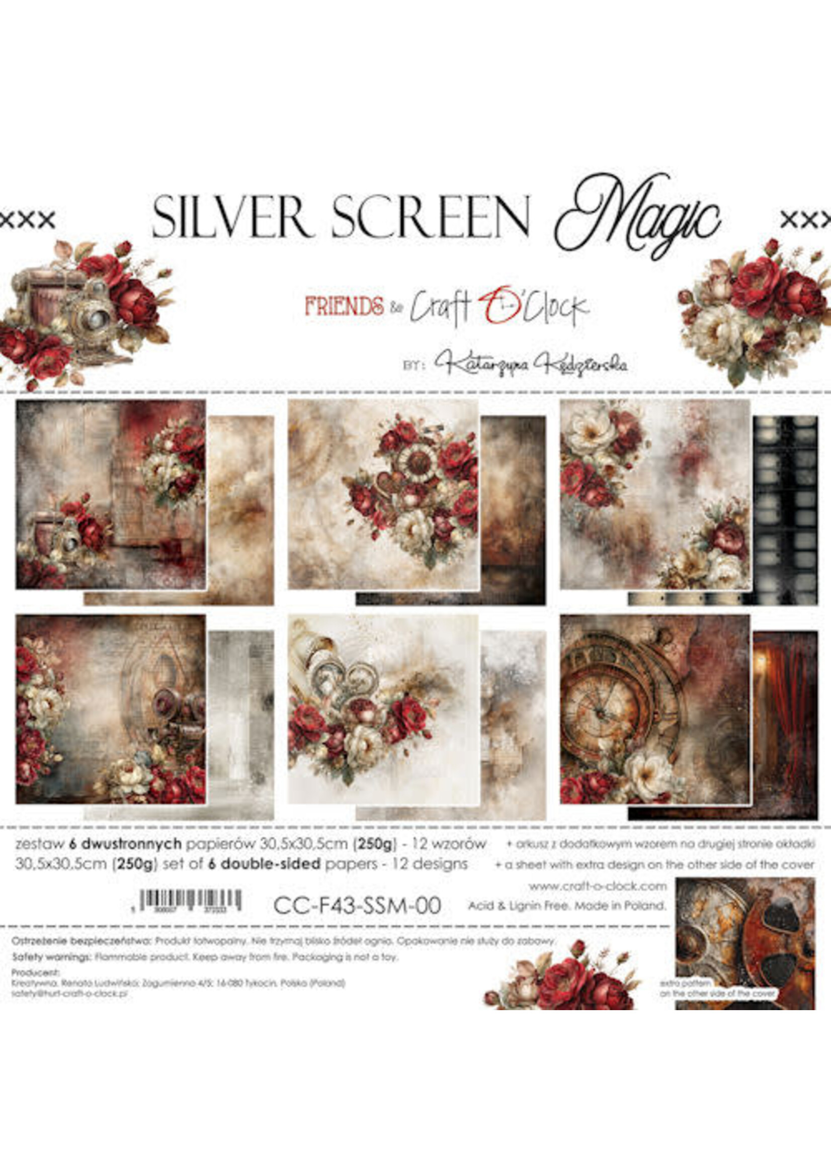 COC Pre-order only Paper Pack 30x30 cm Silver Screen Magic