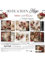 Craft O Clock Paper Pack 20x20 cm Siver Screen Magic