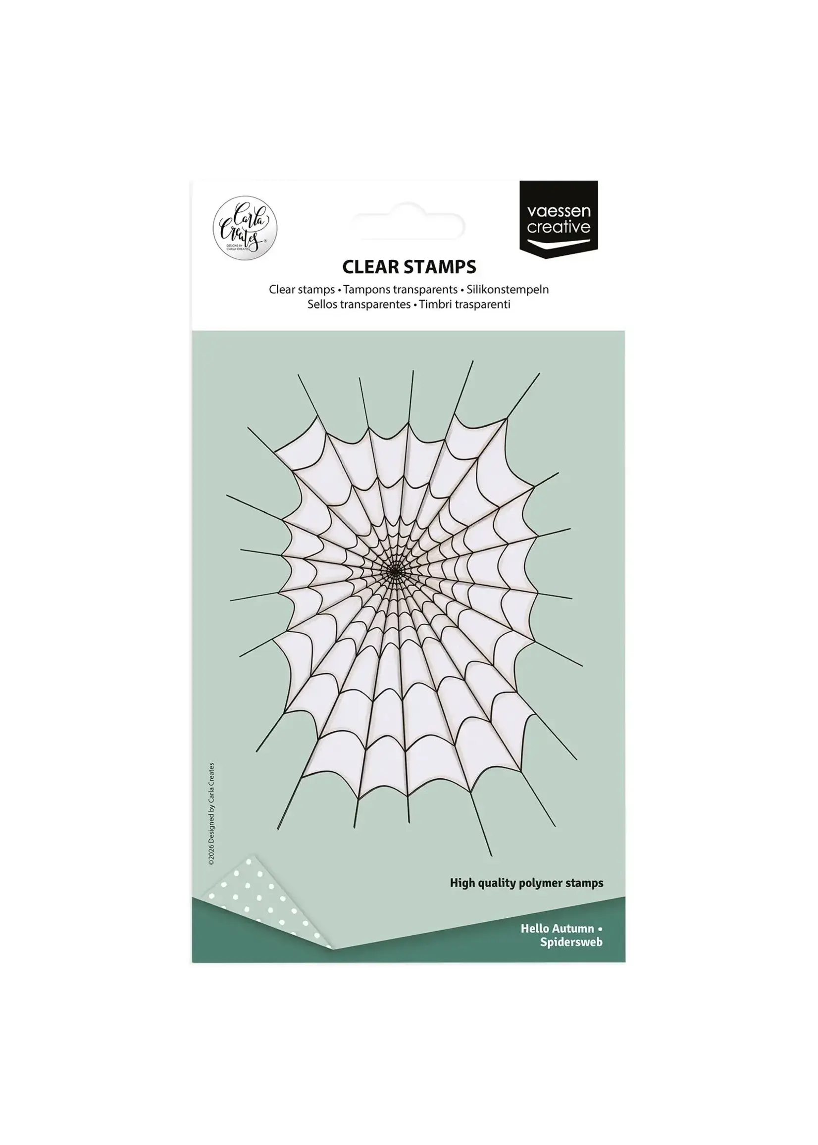 Vaessen Creative • Clear Stamp by Carla Creates Spiderweb Vaessen Creative CAR0507