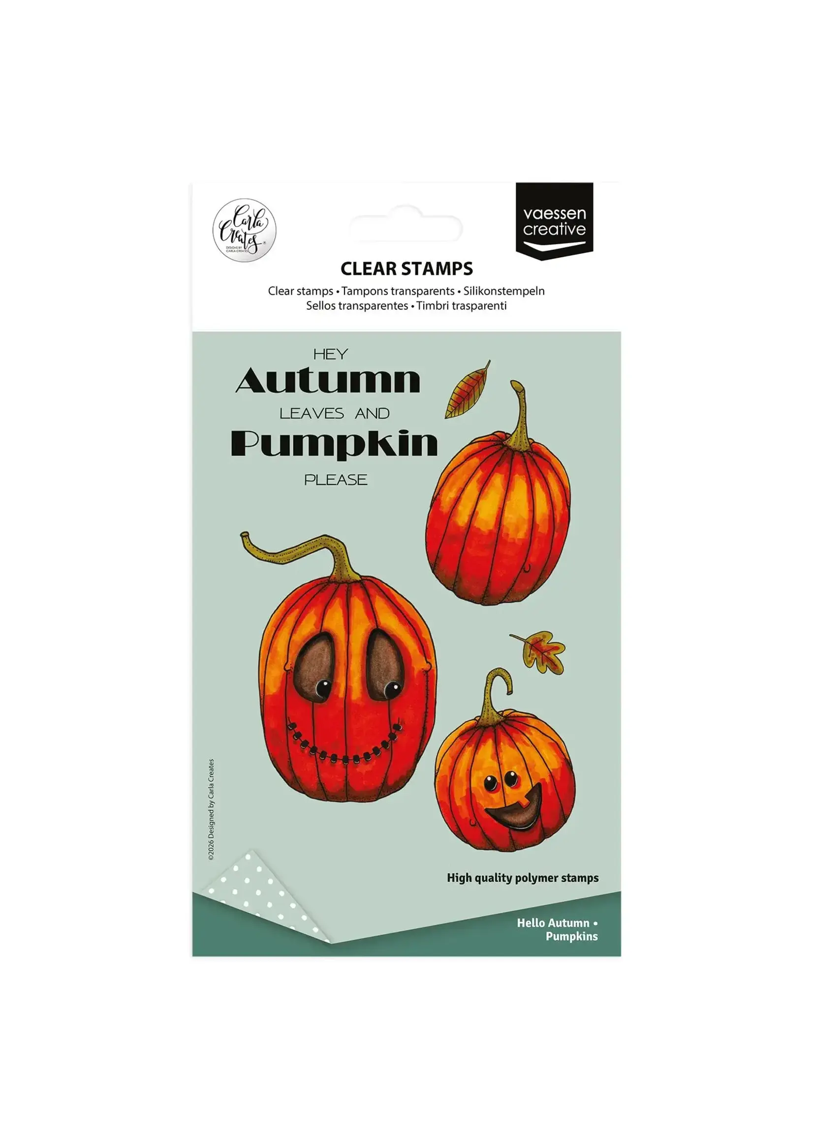 Vaessen Creative • Clear Stamps by Carla Creates Pumpkins 13st. Vaessen Creative CAR0505